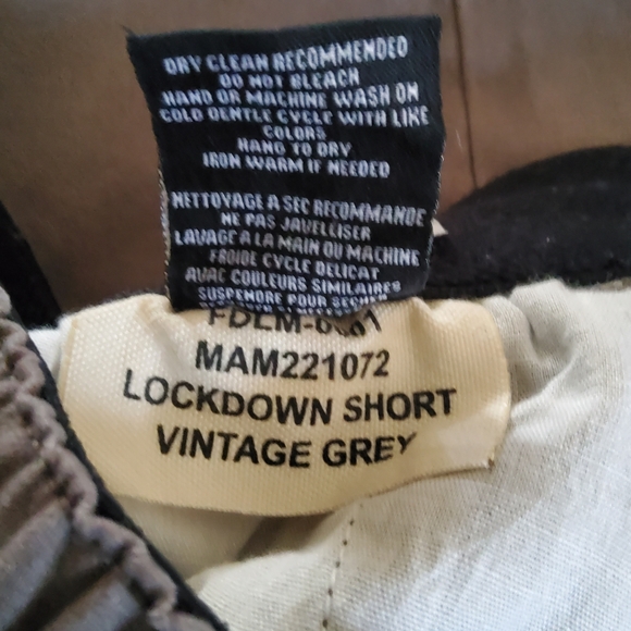 Modern American Men's Lockdown Pull On Chino Khaki Shorts Size XL Grey New - Picture 8 of 8